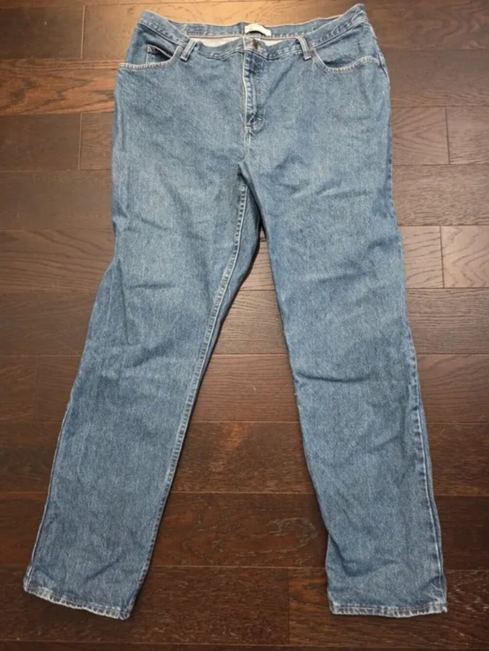 Women's sz 20 WL Lee Riders Relaxed Blue Jeans